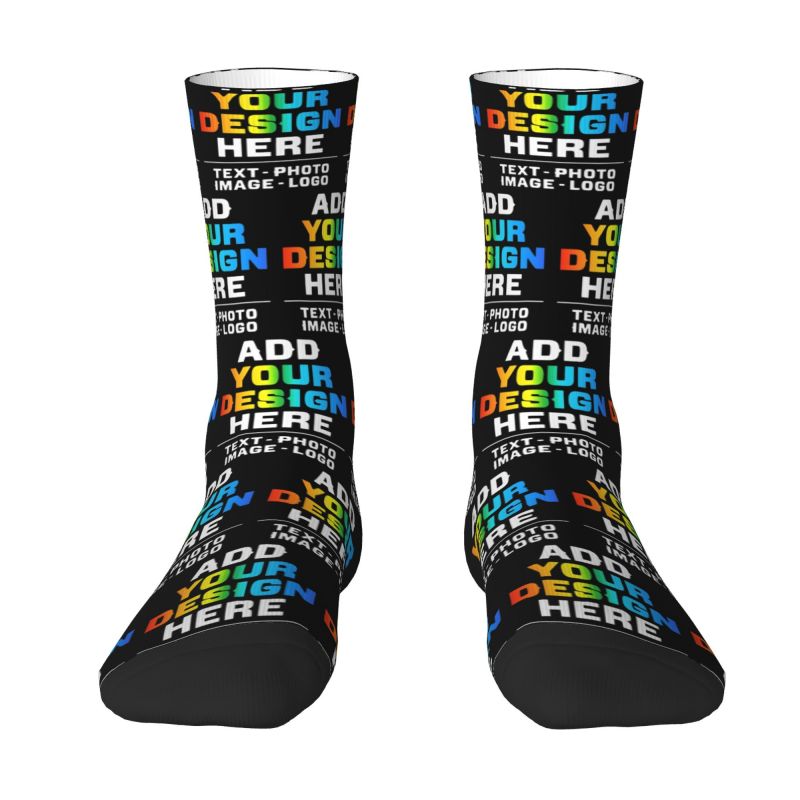 3D Printing Custom - Chaussettes personnalisées pour hommes avec impression