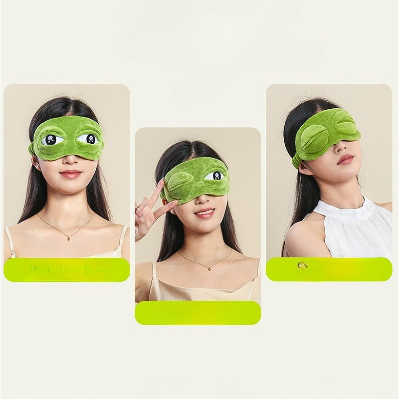 3D Printing Mask - Masque de sommeil 3D Grenouille Triste,